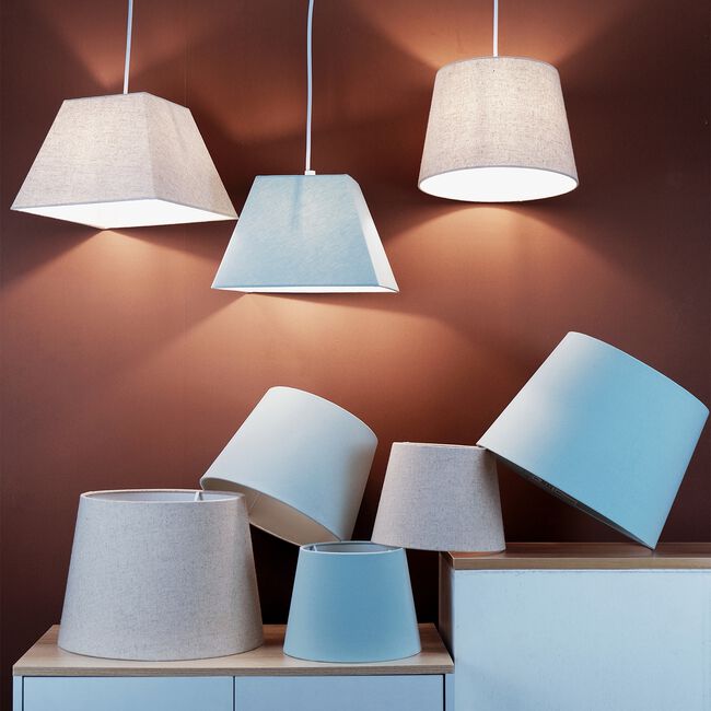 Duck Egg Square Lamp Shade - 10"